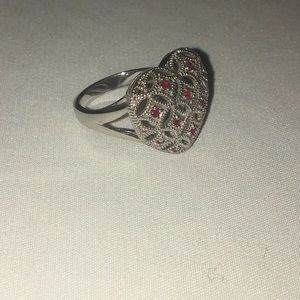 Genuine ruby ring